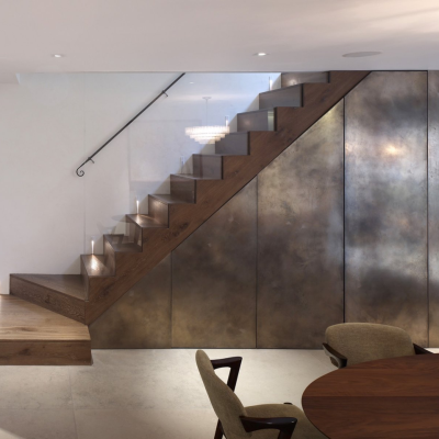 Aged Bronze Staircase Panels